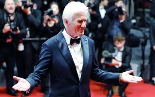 Ричард Гир снимается в фильме 'О, Канада' на Каннском кинофестивале