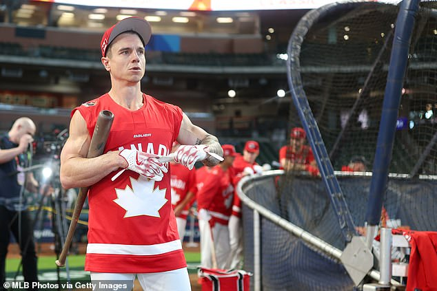 Canadian Baseball Players Wear Hockey Jerseys