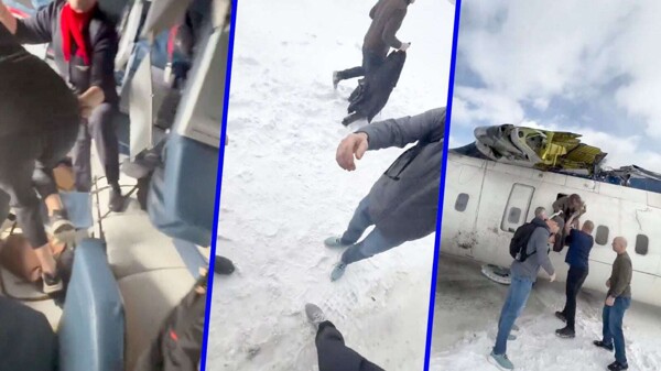 Air Accident in Toronto: Delta Plane Overturned