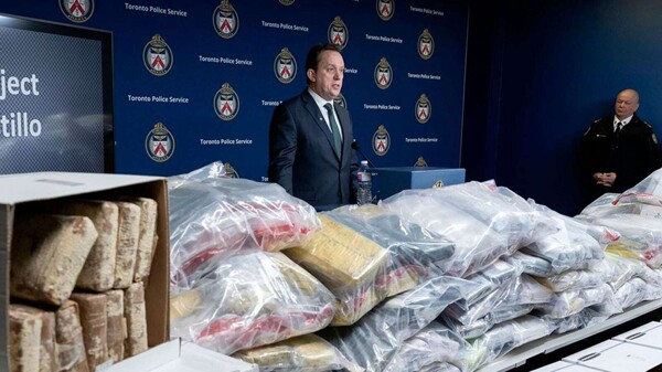 Major Drug Bust in Toronto: 835 kg of Cocaine Seized