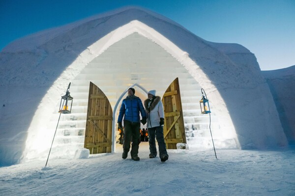 Experience Winter Magic at Hôtel de Glace