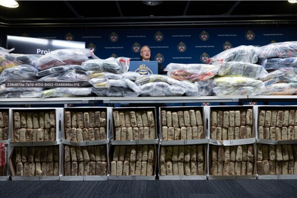 Toronto Police Seizes Record Cocaine Shipment Linked to CJNG